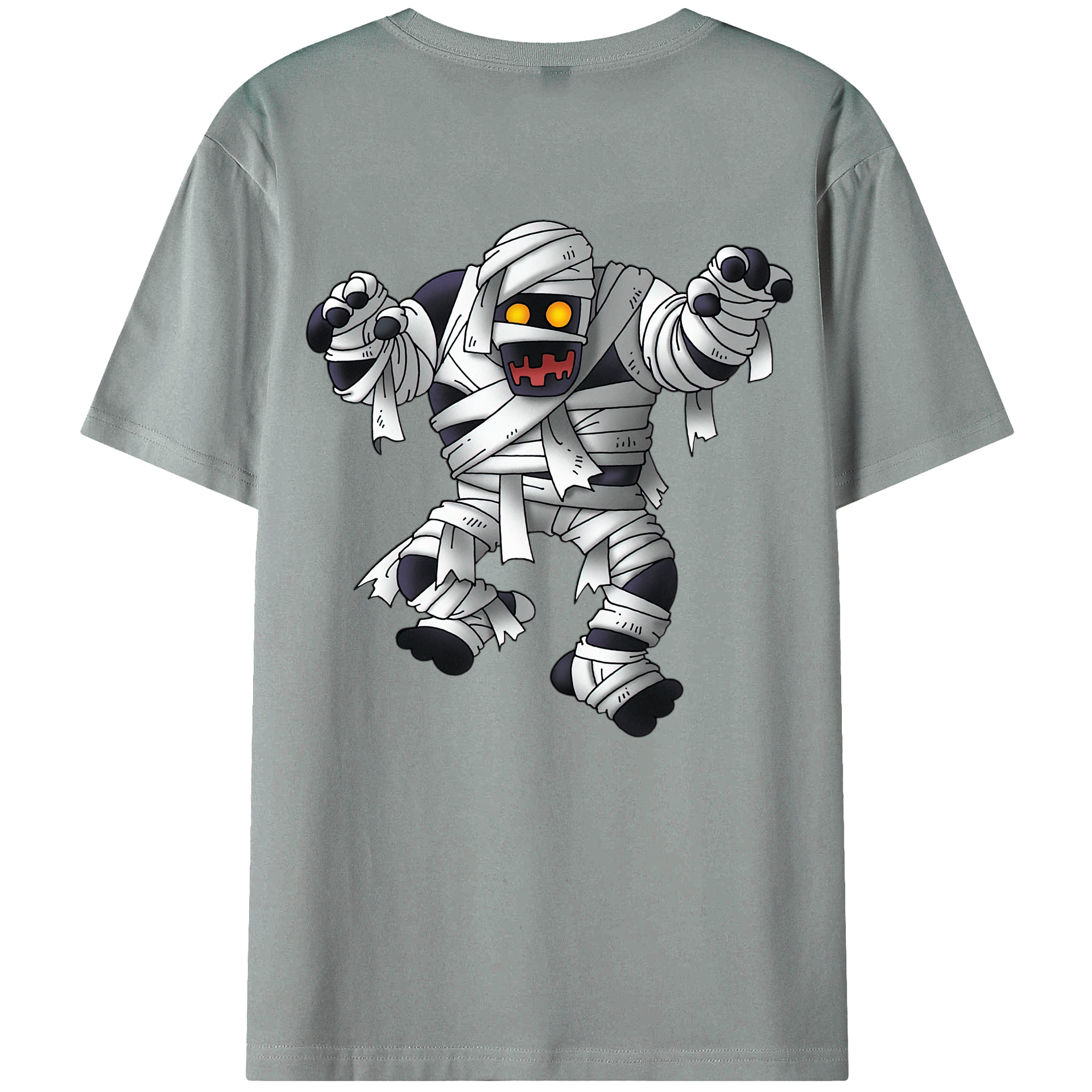 （画像用） ドラゴンクエスト Doragon Kuesuto Dragon Quest 綿100％ メンズ半袖Tシャツ（バックプリント） 通気性
